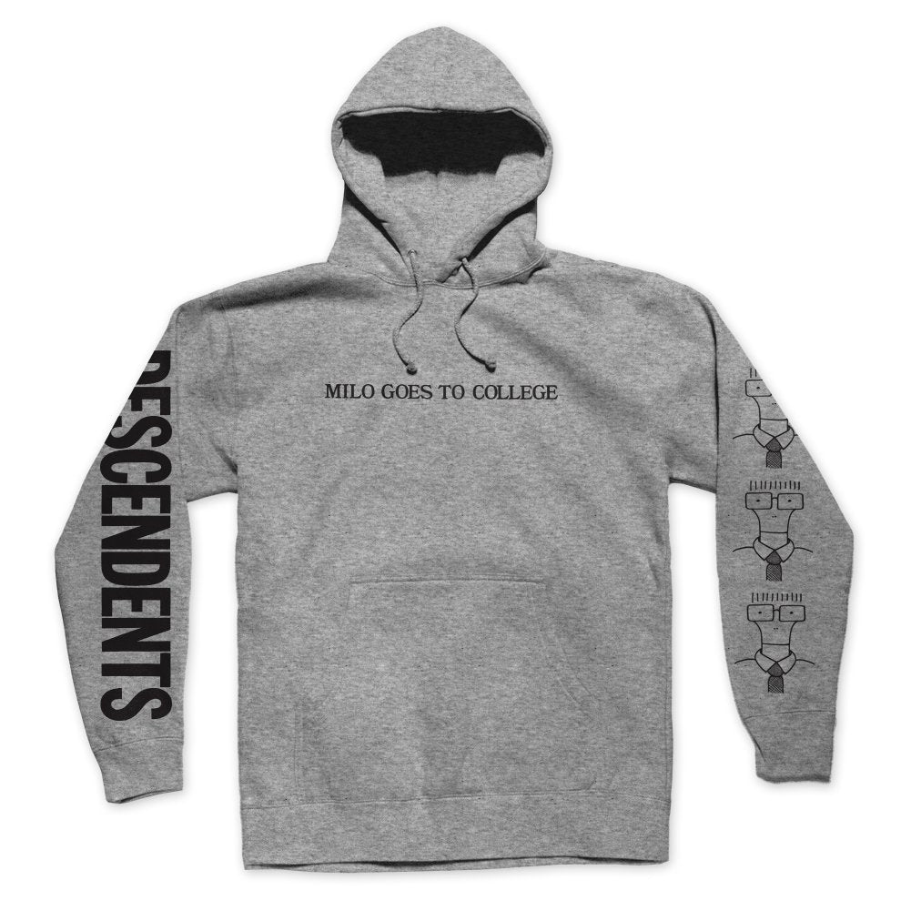 Descendents (Milo Goes To College Script Grey) Hoodie