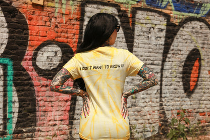 I Don’t Want To Grow Up Yellow Dye | T-Shirt