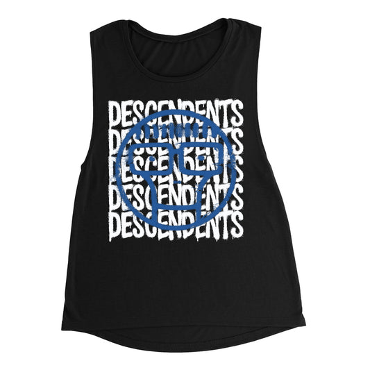 Descendents (Spray Repeater) Fitted Girl Tank Top